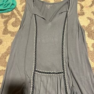 COPY - The Loft size XSP blue tank top